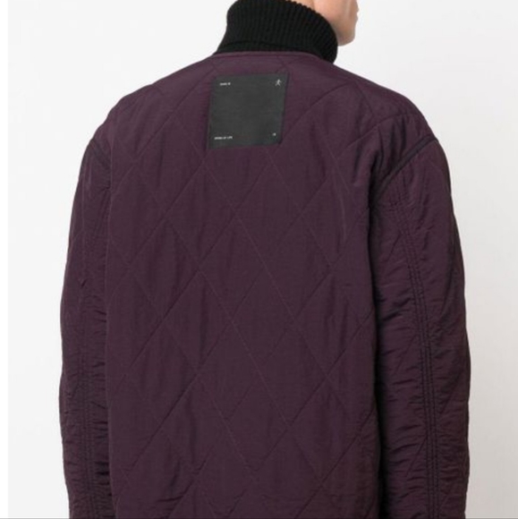 OAMC Oversized Quilted Collarless Jacket - Picture 2 of 8